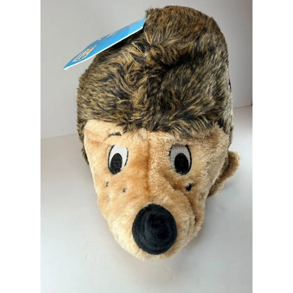 Outward Hound Hedgehogz XL Dog Toy Plush Squeaky Grunting Hedgehog